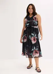 Midikleid aus softem Mesh, bonprix