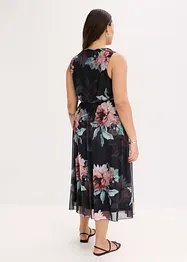 Midikleid aus softem Mesh, bonprix