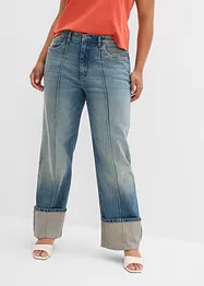 Jean droit, taille haute, bonprix