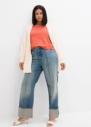 Jean droit, taille haute, bonprix