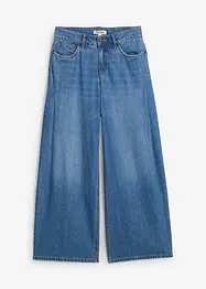 Wide-Leg-Jeans Mid Waist, bonprix