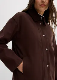 Twill-Jacke mit Cordkragen, bonprix
