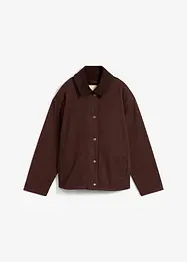 Twill-Jacke mit Cordkragen, bonprix