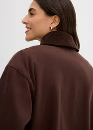 Twill-Jacke mit Cordkragen, bonprix