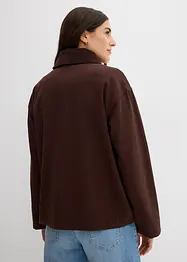 Twill-Jacke mit Cordkragen, bonprix