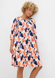 Tunika-Kleid aus Borkencrepe, bonprix