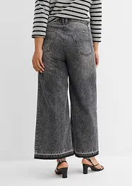 Wide-Leg-Jeans High Waist, cropped, bonprix