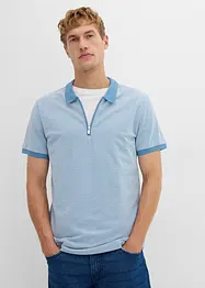 Piqué-Poloshirt mit Reißverschluss, bonprix