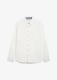Business-Hemd mit Kontrastdetails aus reiner Baumwolle, Regular Fit, bonprix