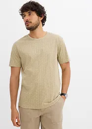 T-Shirt mit Minimalprint aus reiner Bio-Baumwolle, bonprix