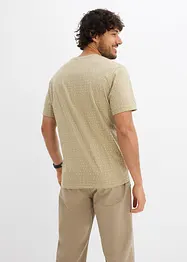 T-Shirt mit Minimalprint aus reiner Bio-Baumwolle, bonprix