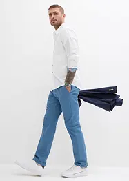 Business-Hemd mit Kontrastdetails aus reiner Baumwolle, Regular Fit, bonprix