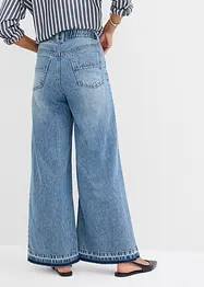 Wide-Leg-Jeans High Waist, cropped, bonprix