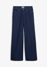 Wide-Leg-Jeans, Mid Waist, Low Stretch Full Length, bonprix