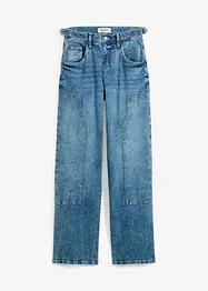 Wide-Leg Jeans Mid Waist, bonprix