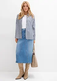 Stretch-Jeansrock, High Waist, bonprix