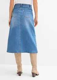 Stretch-Jeansrock, High Waist, bonprix