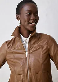 Lederjacke aus Lammnappa, bonprix