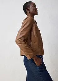 Lederjacke aus Lammnappa, bonprix