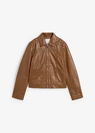 Lederjacke aus Lammnappa, bonprix