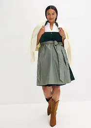 Dirndl mit Samt in Midilänge (2-tlg.Set), bonprix