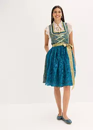 Dirndl mit Pailletten Schürze (2-tlg.Set), bonprix
