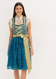 Dirndl mit Pailletten Schürze (2-tlg.Set), bonprix