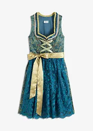 Dirndl mit Pailletten Schürze (2-tlg.Set), bonprix