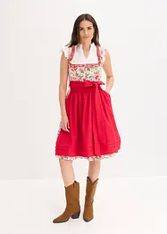Dirndl mit bestickter Schürze (2-tlg. Set), bonprix