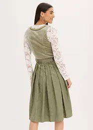 Dirndl mit Pailletten Schürze (2-tlg.Set), bonprix