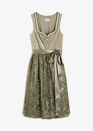 Dirndl mit Pailletten Schürze (2-tlg.Set), bonprix