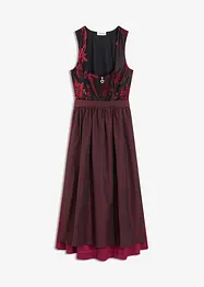 Dirndl mit Samt in Midilänge (2-tlg.Set), bonprix