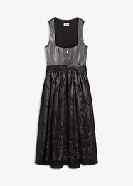 Dirndl mit Samt in Midilänge (2-tlg.Set), bonprix