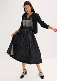 Dirndl mit Samt in Midilänge (2-tlg.Set), bonprix