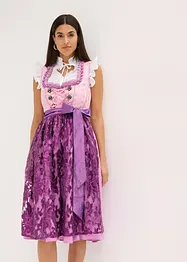 Dirndl mit Pailletten Schürze (2-tlg.Set), bonprix