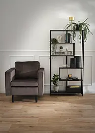 Fauteuil en velours, bonprix