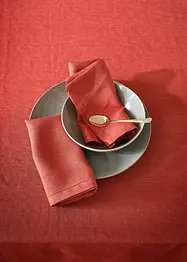 Lot de 2 serviettes de table en lin, bonprix