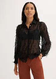 Bluse mit Fransen-Details, bonprix