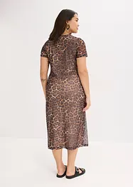 Midikleid aus softem Mesh, bonprix