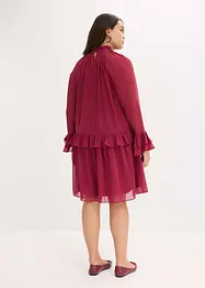 Chiffonkleid mit Volants, bonprix