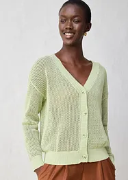 Ajour-Strickjacke, bonprix