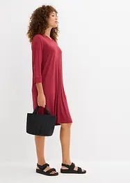 Shirtkleid aus fließender Viskose, bonprix