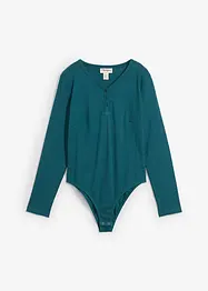 Gerippter Body mit reiner Bio-Baumwolle, bonprix