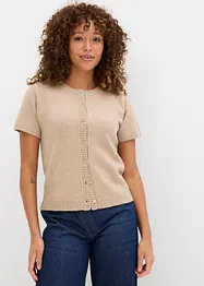 Strickjacke, Kurzarm, bonprix