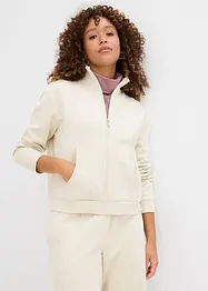 Sweatjacke aus reiner Bio-Baumwolle, bonprix
