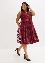 Dirndl mit Stickerei und Samtrock (2-tlg.Set), bonprix