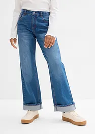 Jean large taille basse, bonprix