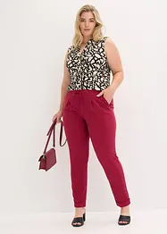 Pantalon avec taille entièrement élastiquée, bonprix