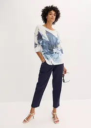 Pull à imprimé floral, bonprix