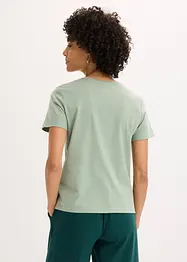 T-shirt avec imprimé brillant, bonprix
